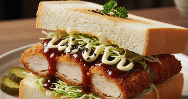 Katsu Sando (Chicken Version) – Japanese Breaded Chicken Cutlet Sandwich