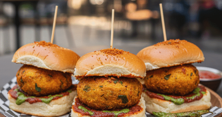 Vada Pav (Indian Spiced Potato Burger)